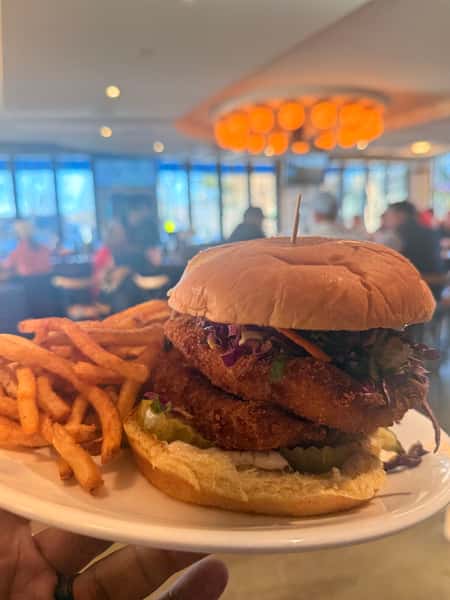 Fried Flounder Sandwich