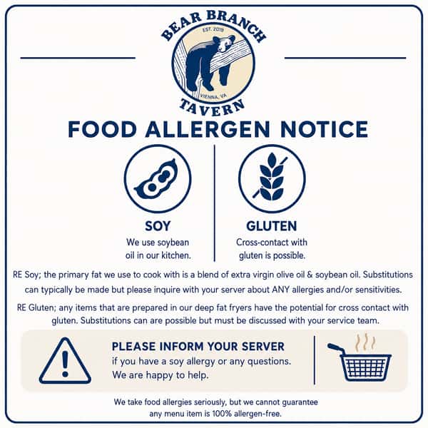BBT ALlergen Notice