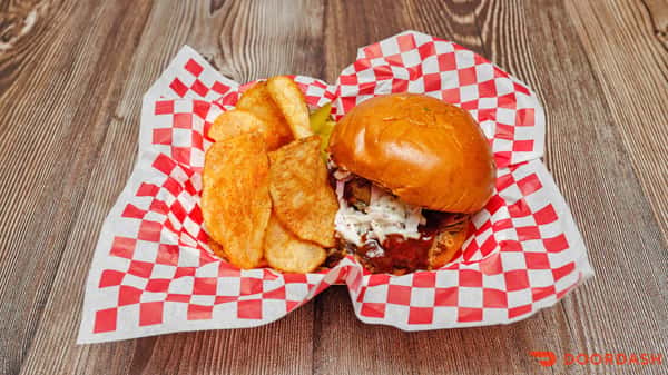 Hickory Pulled Pork Sandwich