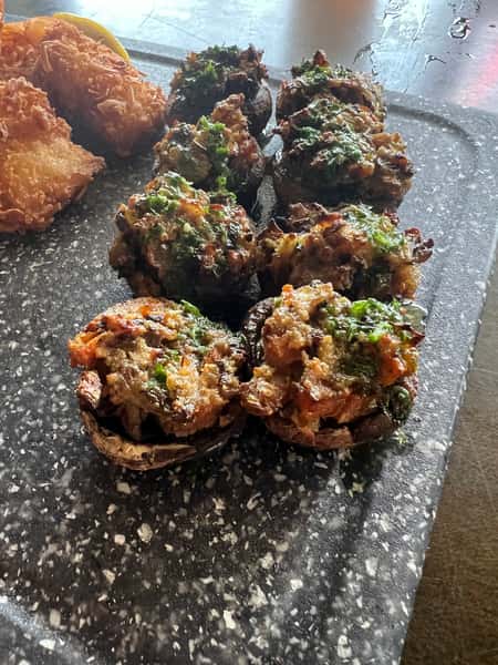 BBQ Stuffed Mushrooms