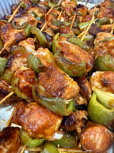 BBQ Chicken Skewers