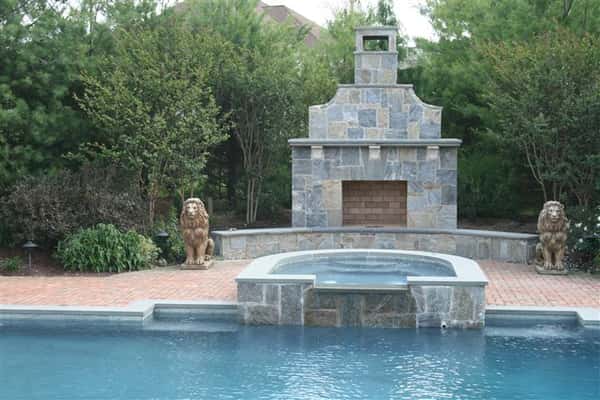 Water Fountain and Pool