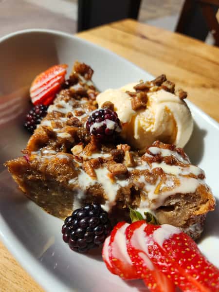 Candied Pecan Bread Pudding