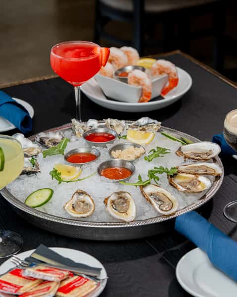 oysters and cocktails