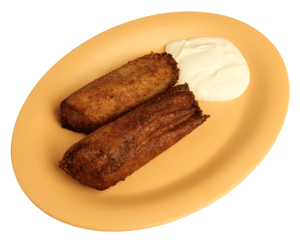 Orden Tamales de Elote Fritos con Frijol y Crema