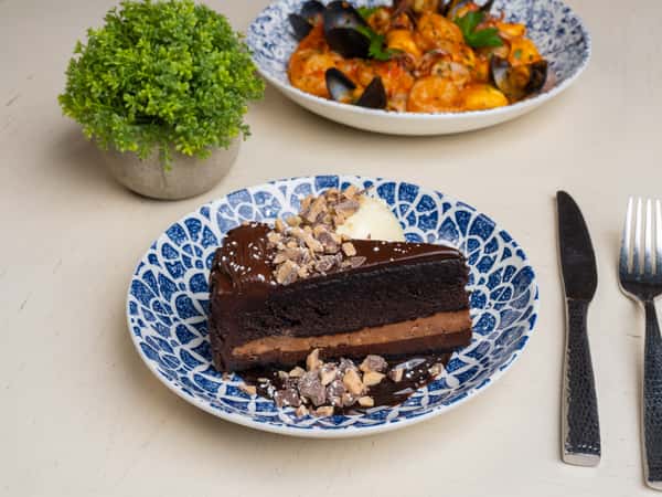 TRIPLE THREAT CHOCOLATE CAKE