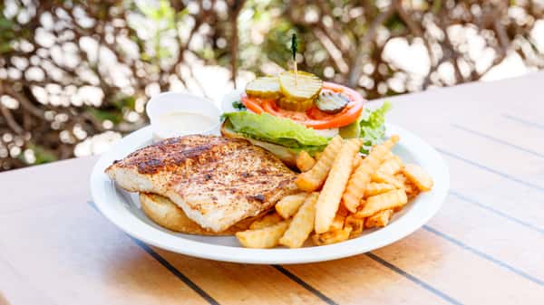 Grilled Fish Sandwich Meal
