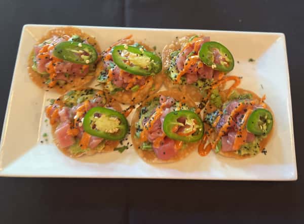 Tuna Poke Nachos