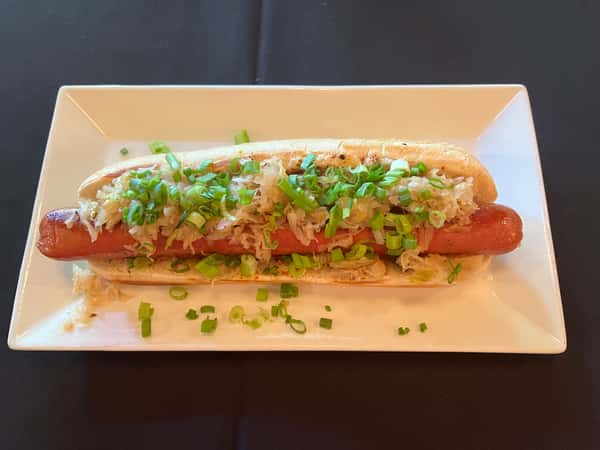 Sauerkraut Footlong Hotdog