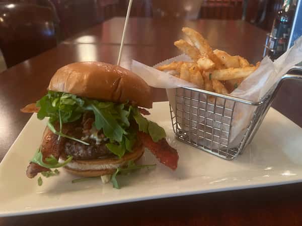 Bacon Jam & Blue Burger