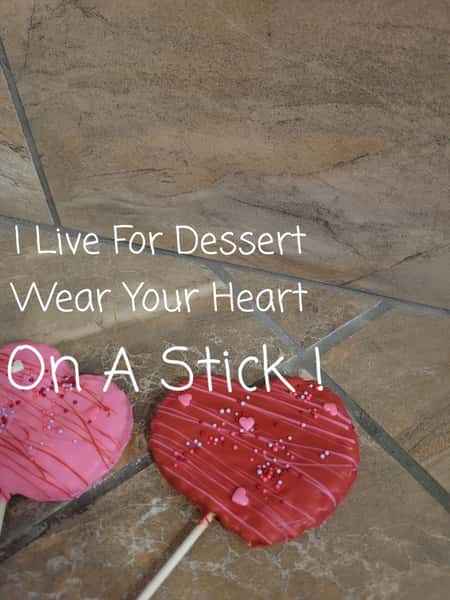 Heart on Stick Designs Vary Order By 2 PM For Next Day