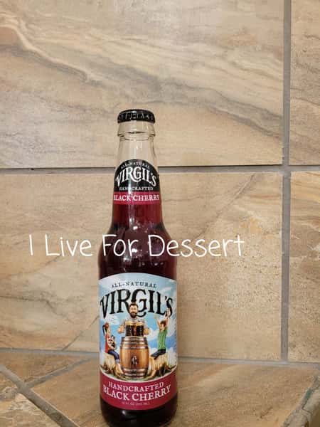 Virgil's Black Cherry Soda Glass Bottle