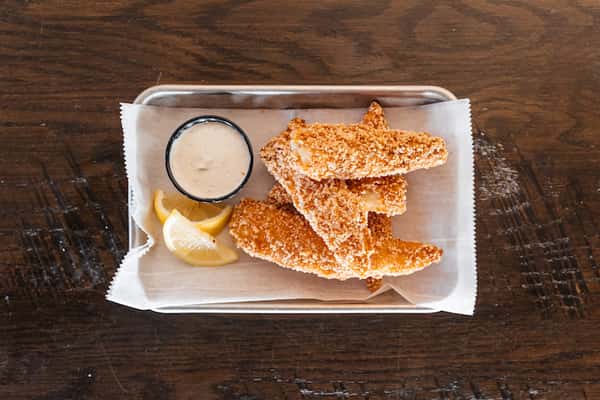 Crispy Walleye Strips