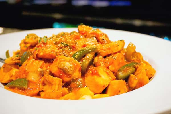 Chicken or Sausage Cacciatore