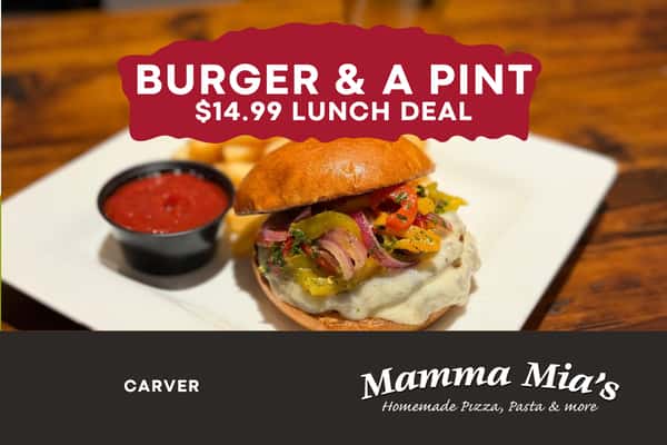 burger and a pint deal