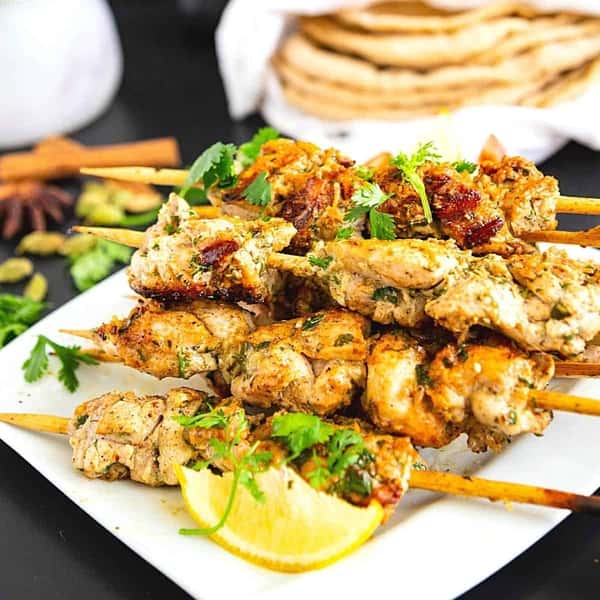 Chicken Malai Tikka Plate