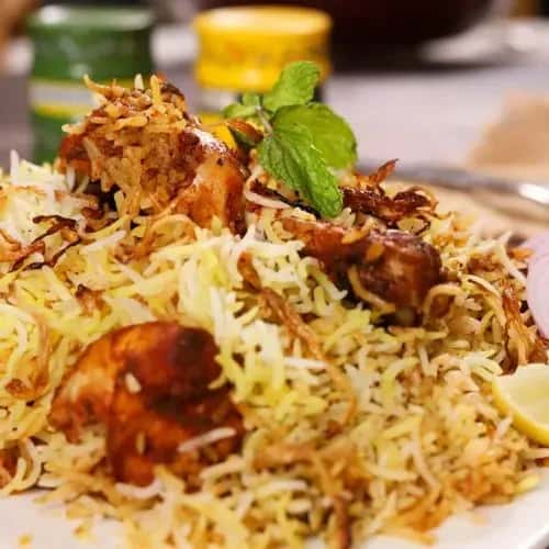 Meat biryani