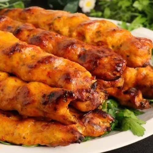 Curried chicken rolls