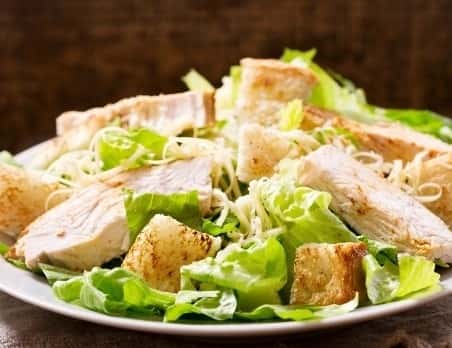 Caesar Salad with Tandoori Chicken Breast (Half Tray)