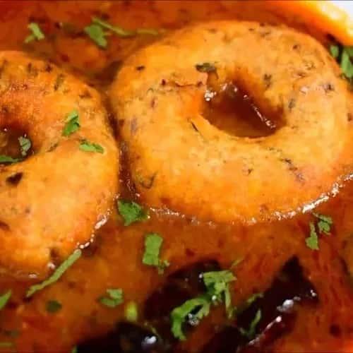 Curried meal in sauce
