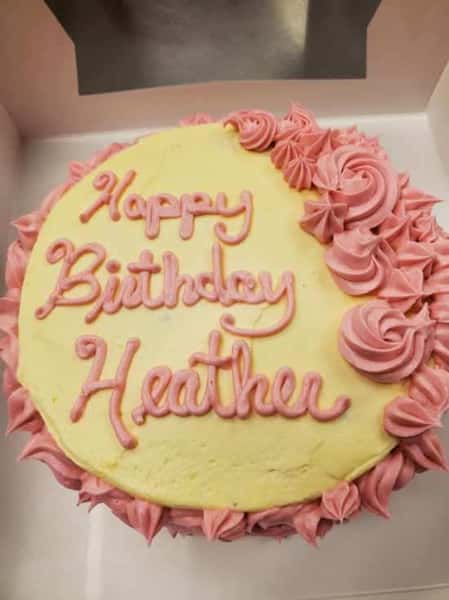 Birthday cake - Pink