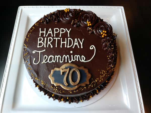 Gold Chocolate Cake