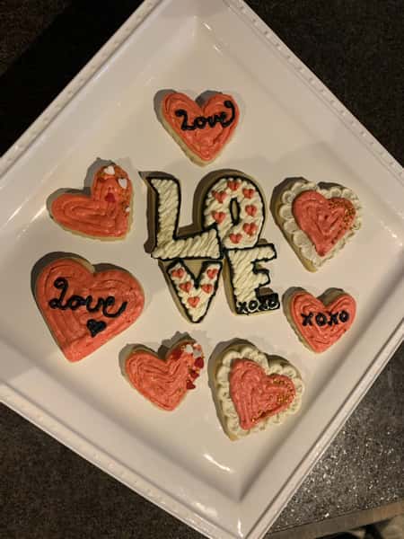 valentines cookies