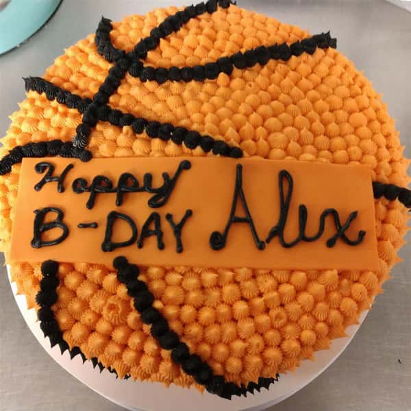 basketball carrot cake