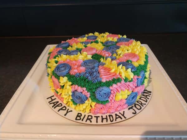 Bright Birthday Cake