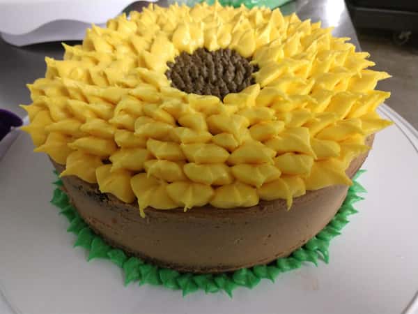 Sun flower Cake