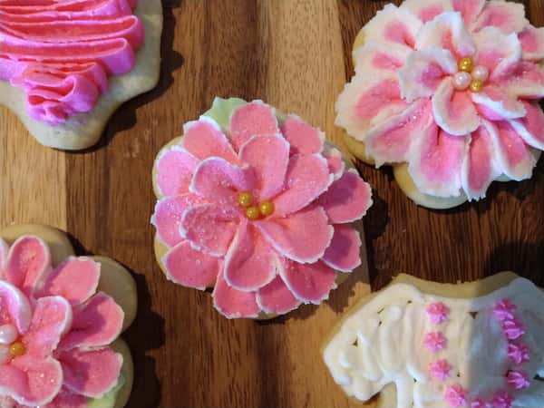 Flower Cut out cookie