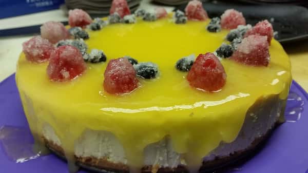 Lemon Raspberry cheesecake