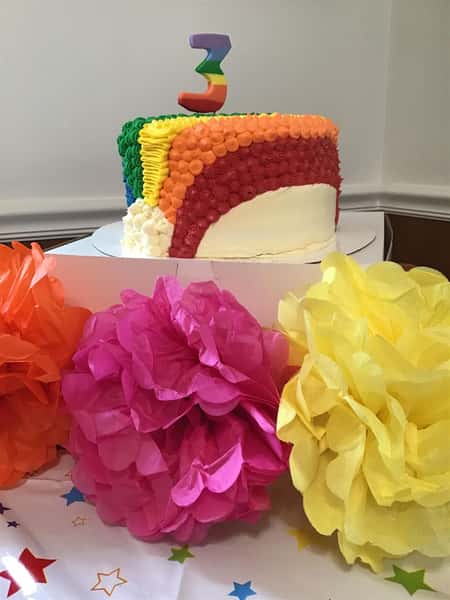 Rainbow cake