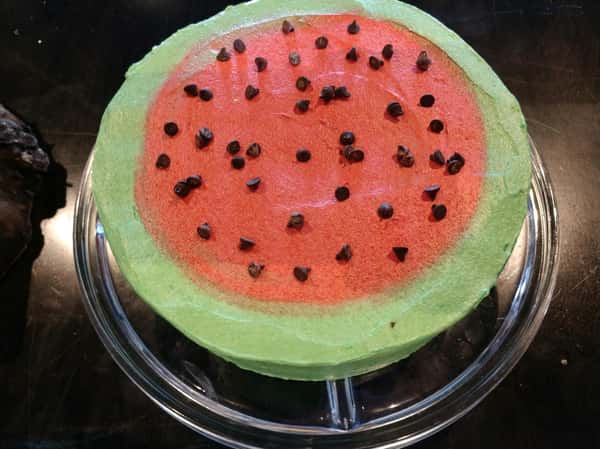 Watermelon cake