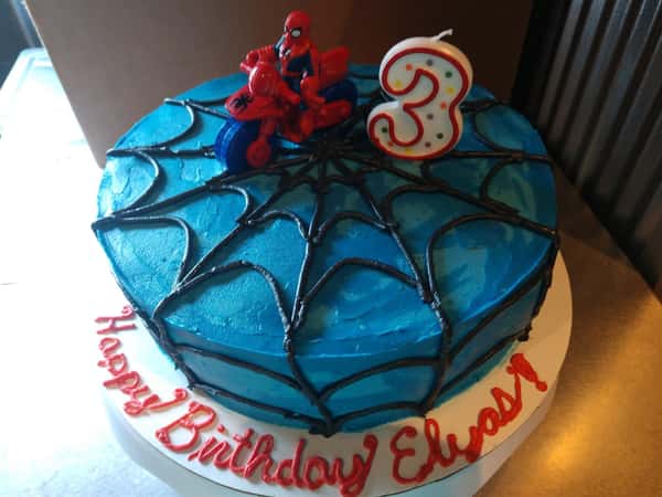 Spiderman cake