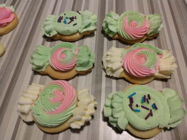 Candy Shaped Cut out cookies