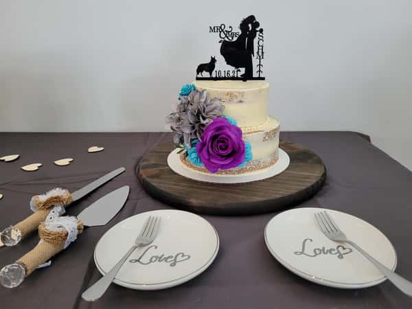 Naked Wedding cake