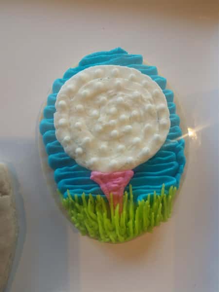 Golf Ball and tee