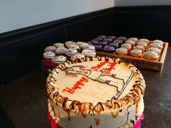 Snowboarding Nurse Cake