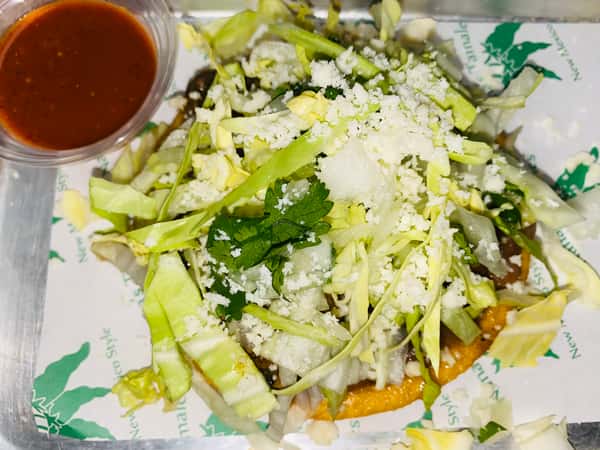 Sope with Green Chile Pork