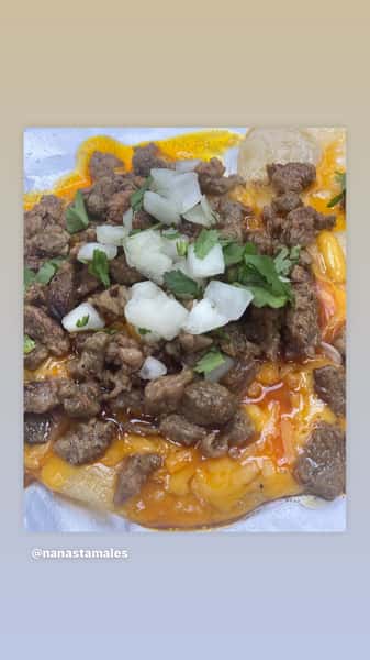 Milita (corn tortilla) Quesadilla with meat