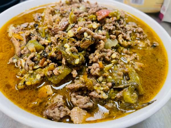 New Mexico Green Chile with Ground beef