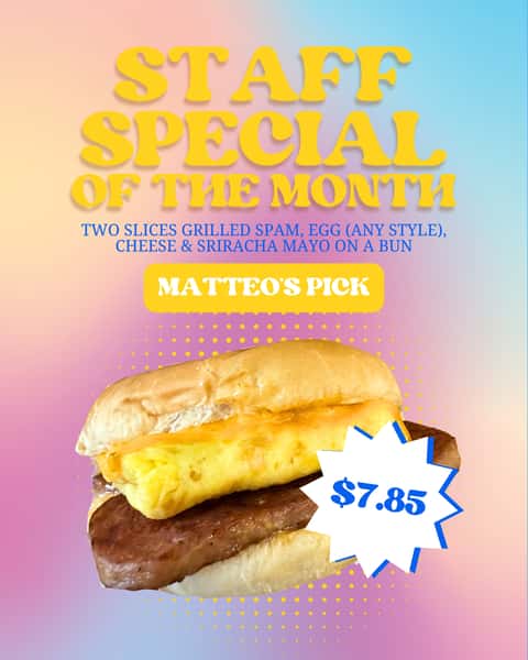 July Staff Special