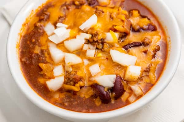 Cup Homemade Beef Chili