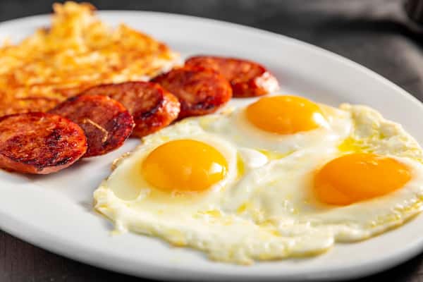 bacon and eggs