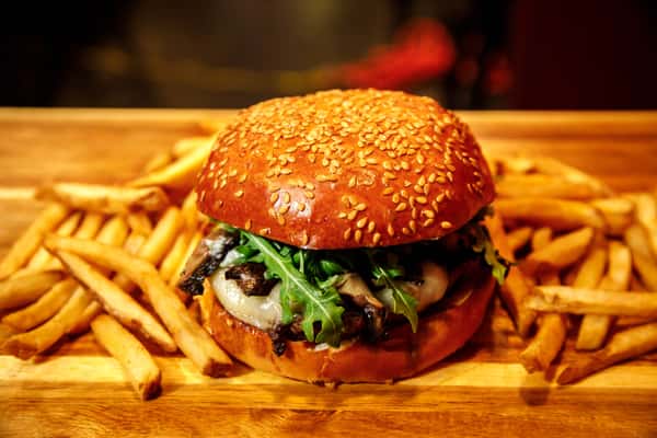 Shroom & Swiss Burger