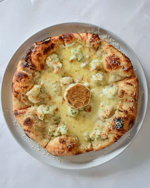 Shrimp Scampi Pizza
