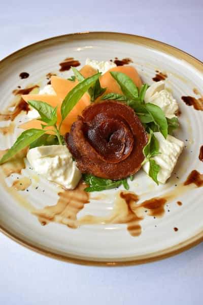 Burrata & Melon