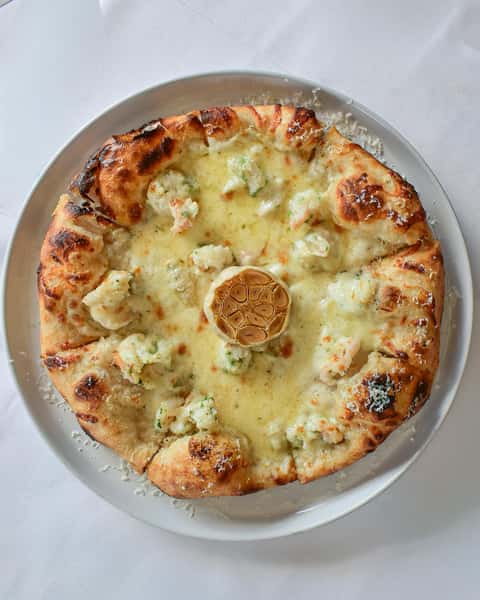 Shrimp Scampi Pizza