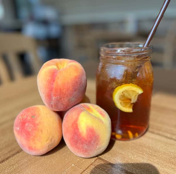 Just Peachy Bourbon Ice Tea